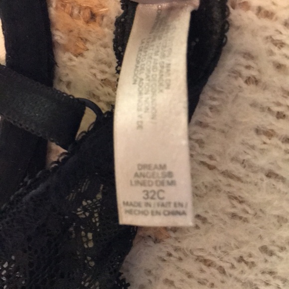 Victoria’s Secret Black & Cream Lace Bra - Picture 3 of 5
